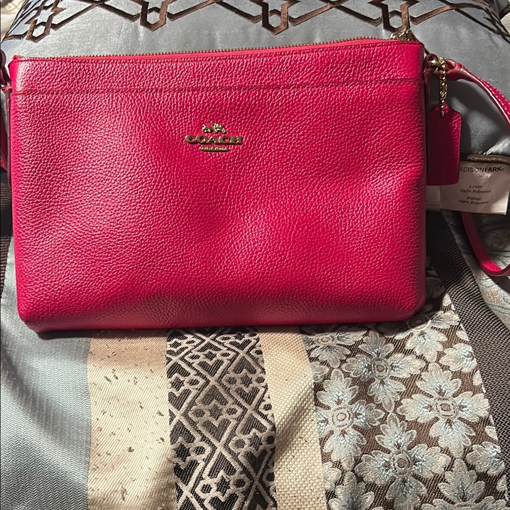Coach Pink Leather Women's Bag